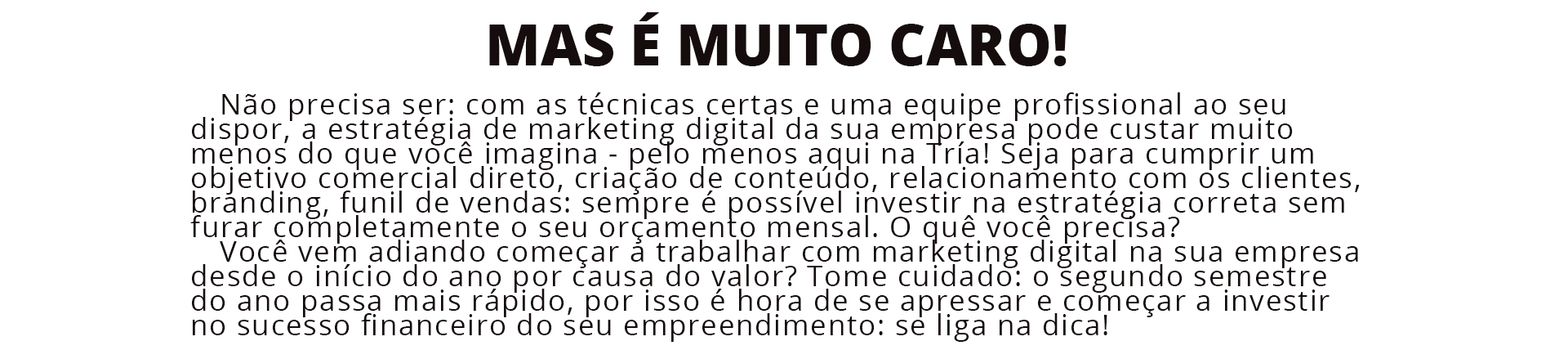 marketing digital preço